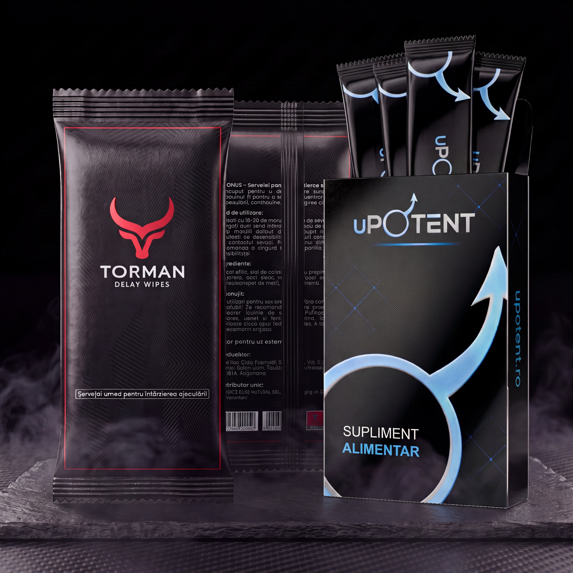 6 șervețele TORMAN + uPotent 5 plicuri